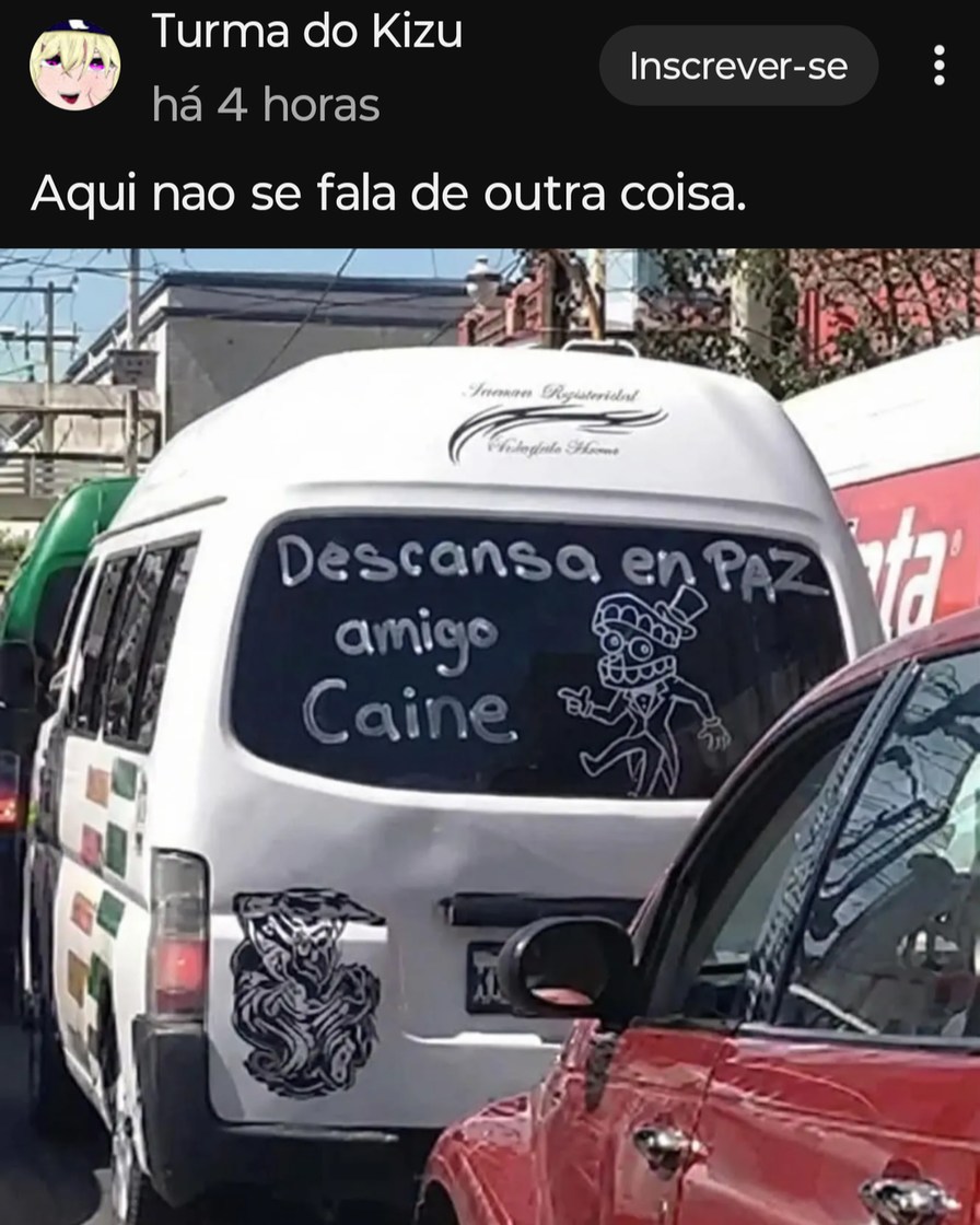 Aqui nao se fala de outra coisa. Descanse em PAZ amigo Caine.