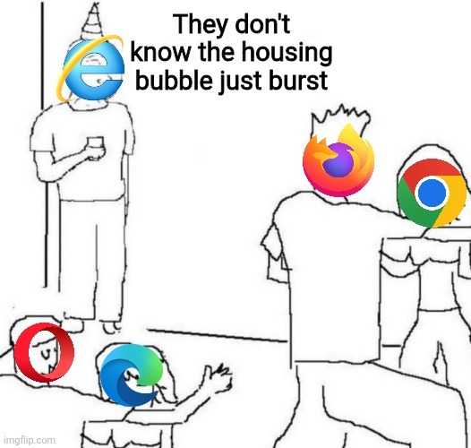 They don't know the housing bubble just burst