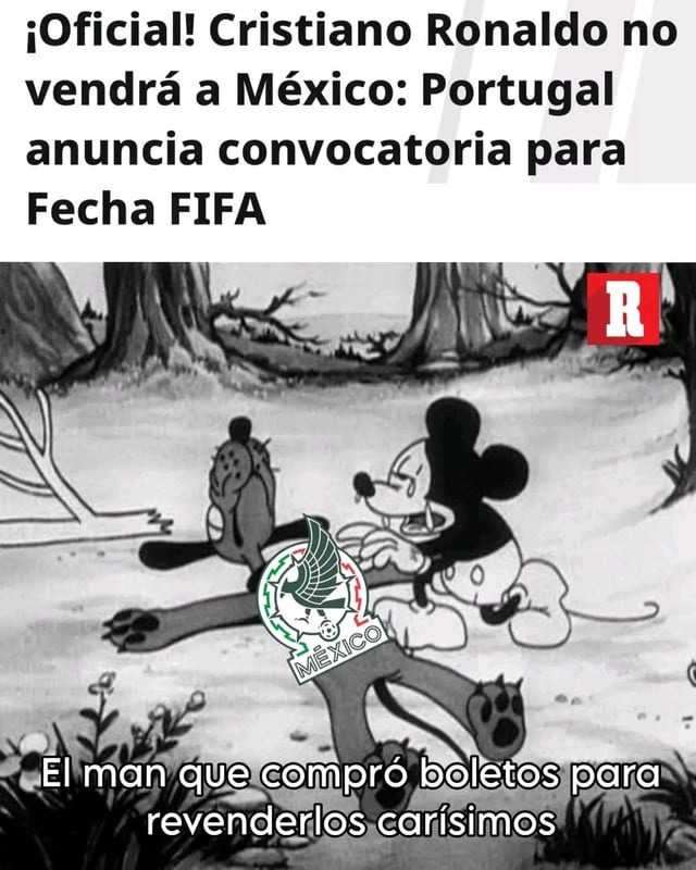 ¡Oficial! Cristiano Ronaldo no vendrá a México: Portugal anuncia convocatoria para Fecha FIFA. El hombre que compró boletos para revenderlos carísimos.