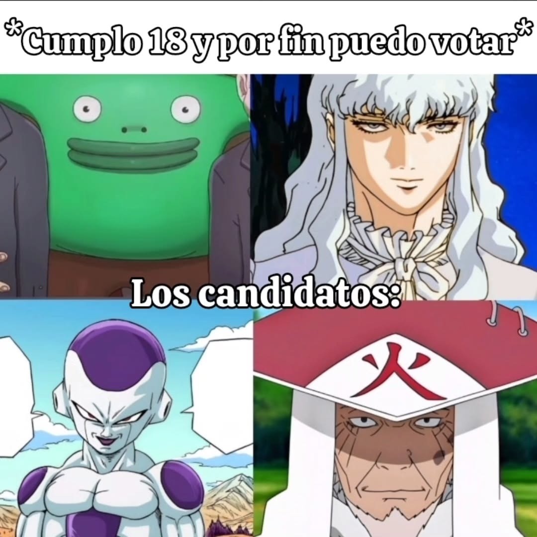 Cumplo 18 y por fin puedo votar. Los candidatos: