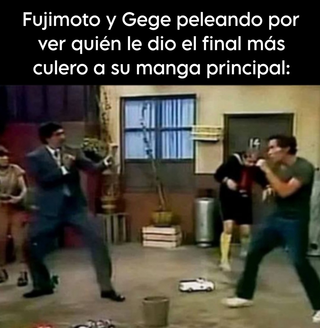 Fujimoto y Gege peleando por ver quién le dio el final más culero a su manga principal: