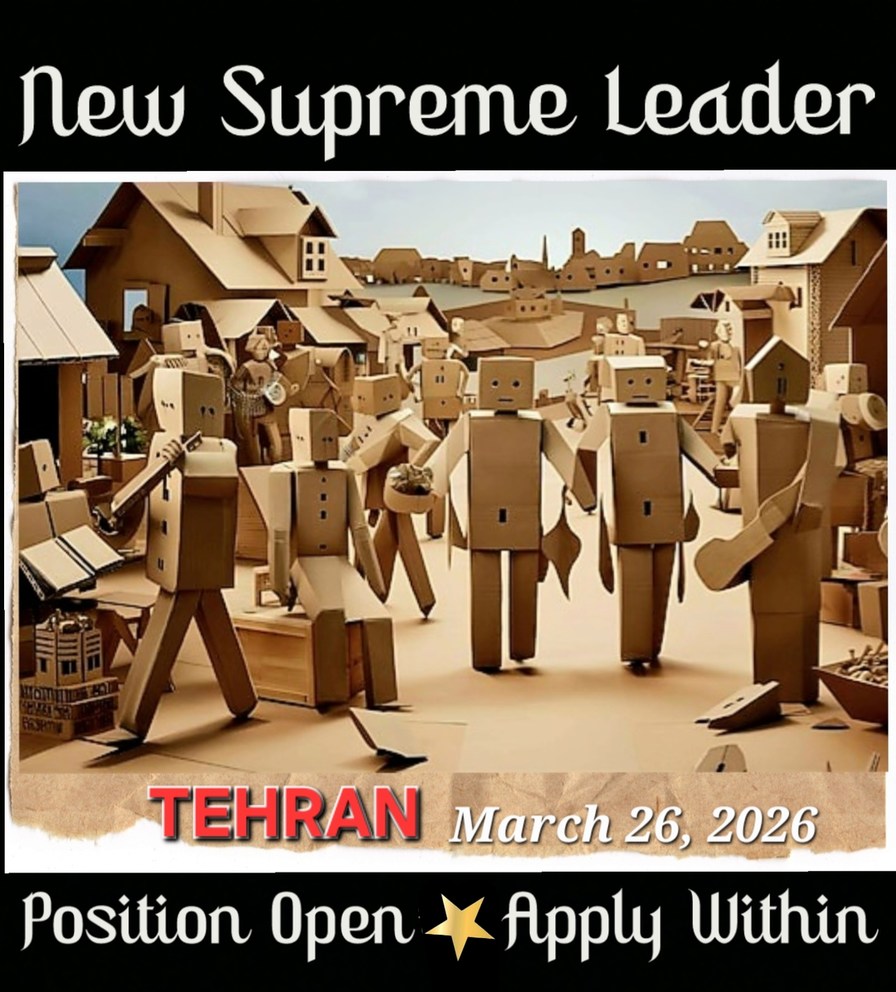 New Supreme Leader TEHRAN March 26, 2026 Position Open Apply Within