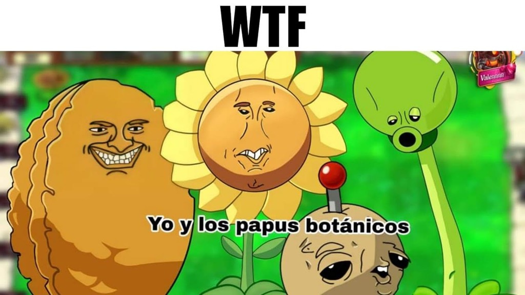 WTF Yo y los papus botánicos
