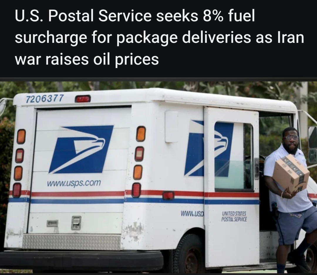 U.S. Postal Service seeks 8% fuel surcharge for package deliveries as Iran war raises oil prices. www.usps.com. United States Postal Service.