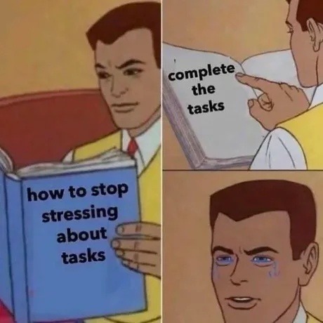 how to stop stressing about tasks complete the tasks