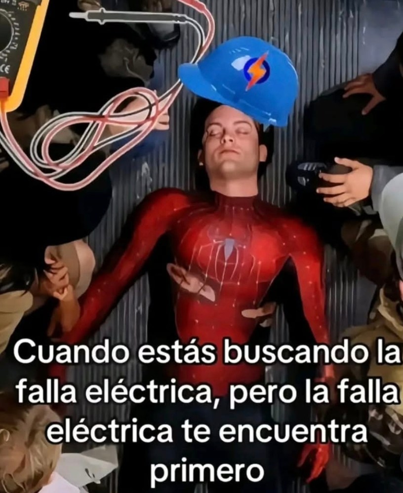 Cuando estás buscando la falla eléctrica, pero la falla eléctrica te encuentra primero