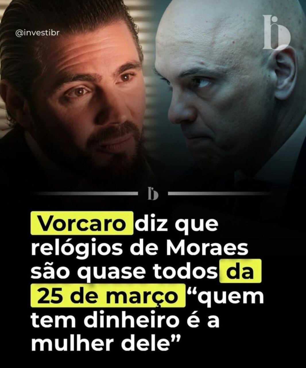 Vorcaro diz que relógios de Moraes são quase todos da 25 de março 