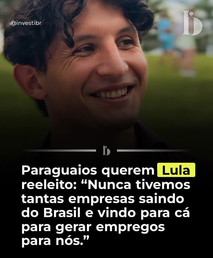 Paraguaios querem Lula reeleito: 