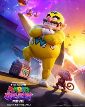LA PELÍCULA SUPER MARIO GALAXY SOLO EN CINES EL 1 DE ABRIL