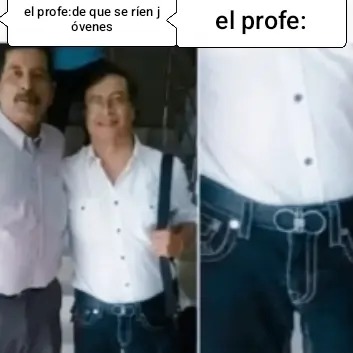 el profe: de que se ríen jóvenes el profe: