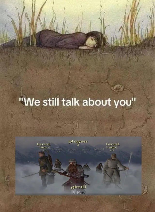 We still talk about you level player 1 level level level level level level 20 20 20 31 12 16 gimli F1 Help