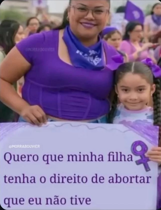 Quero que minha filha tenha o direito de abortar que eu não tive