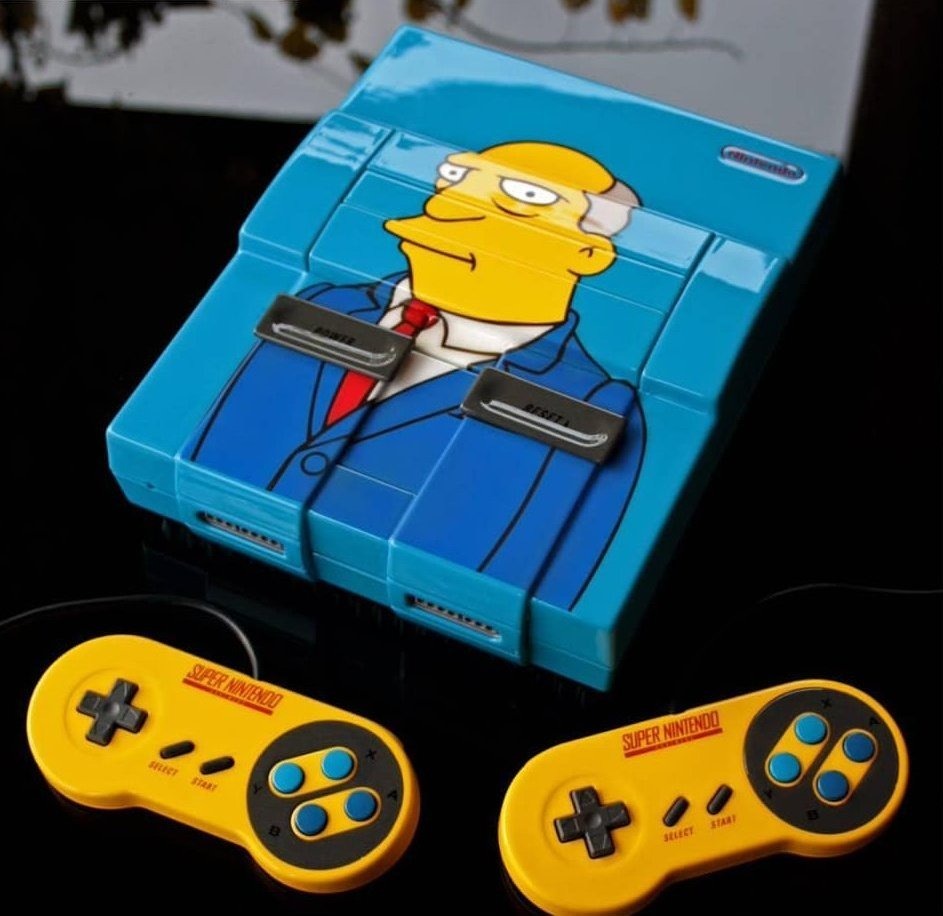 POWER, RESET, SUPER NINTENDO, SELECT, START