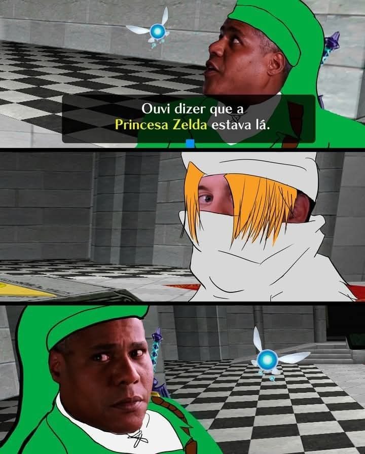 Ouvi dizer que a Princesa Zelda estava lá.