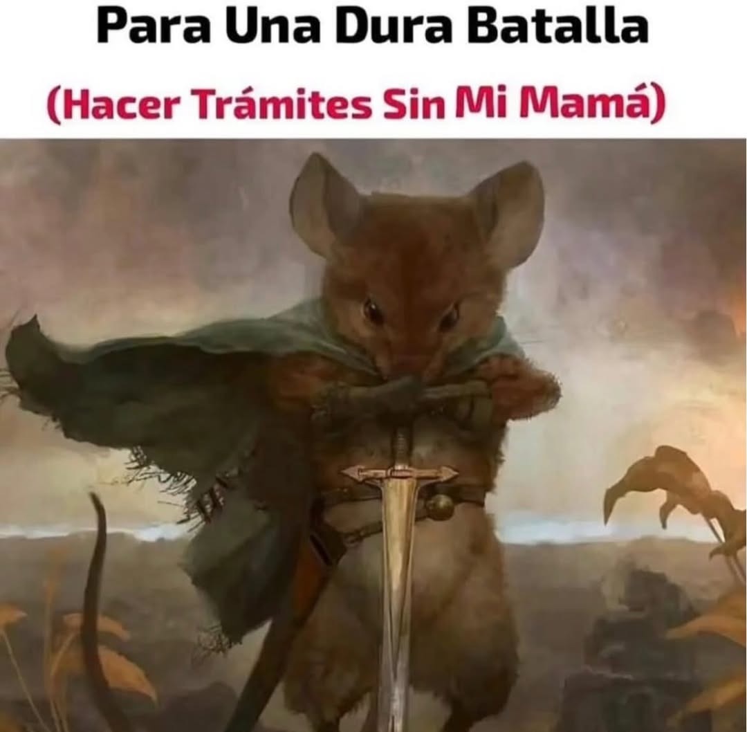 Para Una Dura Batalla (Hacer Trámites Sin Mi Mamá)