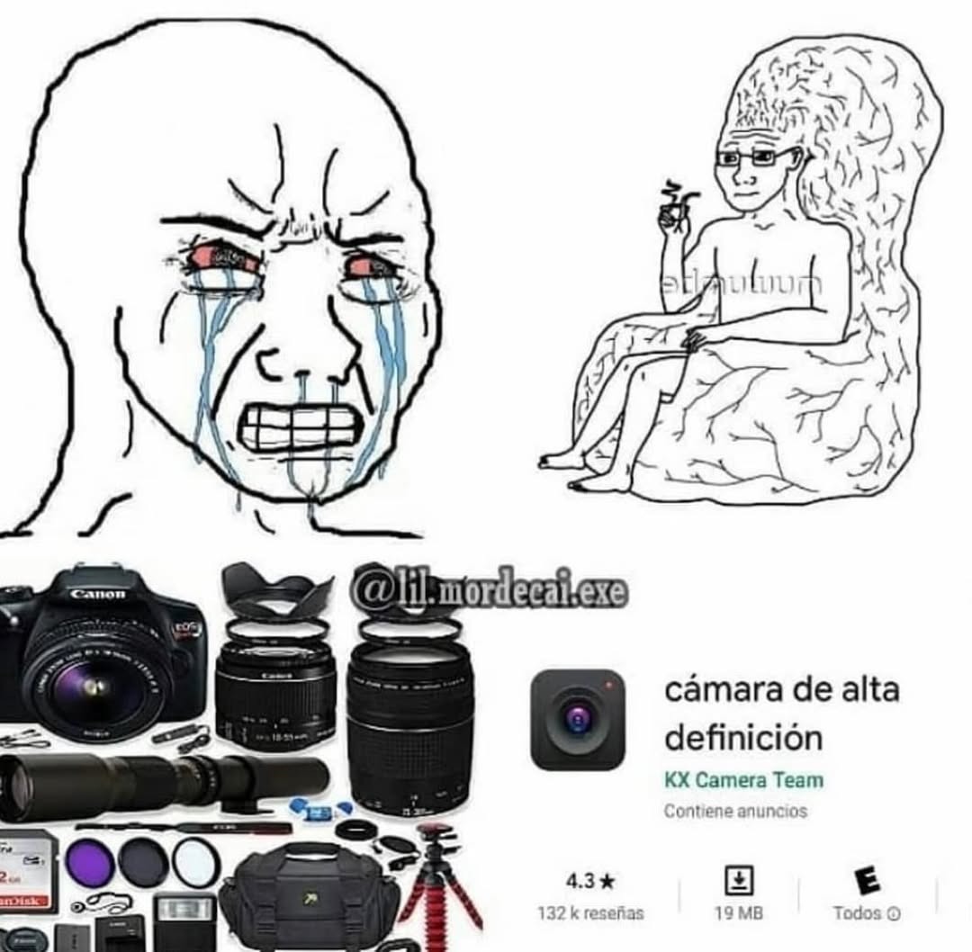 cámara de alta definición KX Camera Team Contiene anuncios 4.3 132 k reseñas 19 MB Todos @lil.mordecai.exe Canon EOS