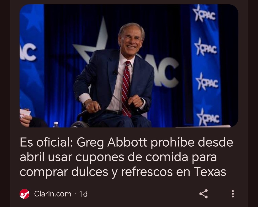 Es oficial: Greg Abbott prohíbe desde abril usar cupones de comida para comprar dulces y refrescos en Texas