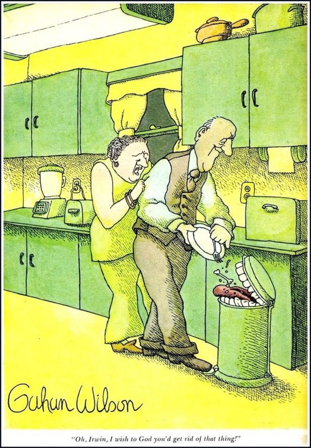 Oh, Irwin, I wish to God you'd get rid of that thing!