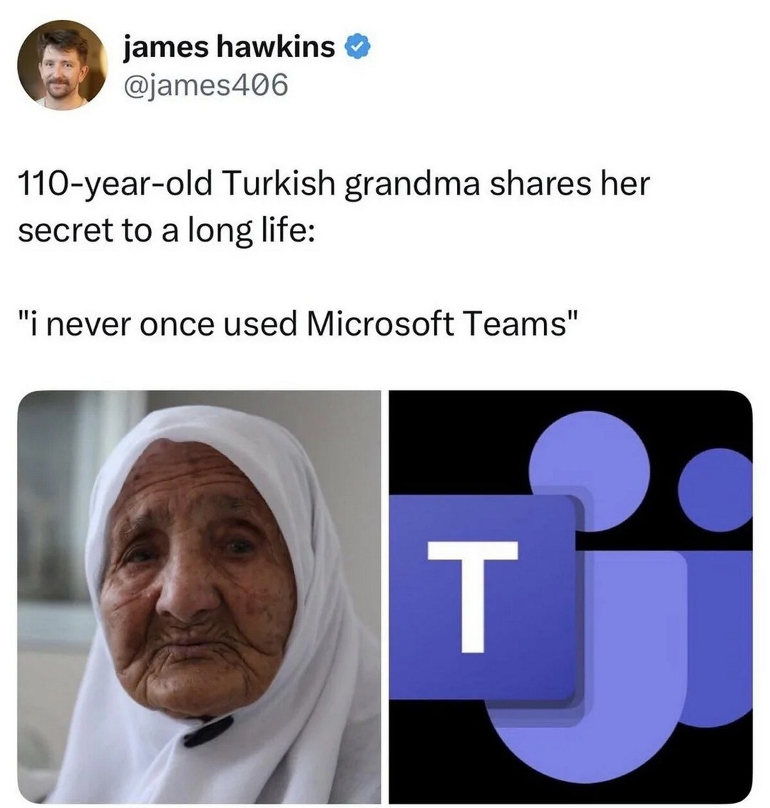 james hawkins @james406 110-year-old Turkish grandma shares her secret to a long life: 