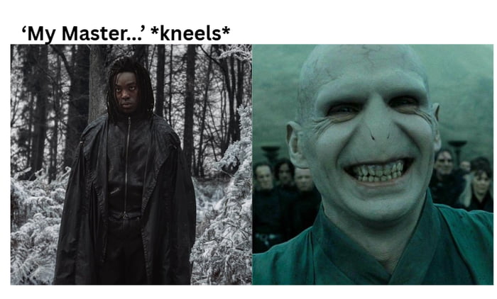 'My Master...' *kneels*