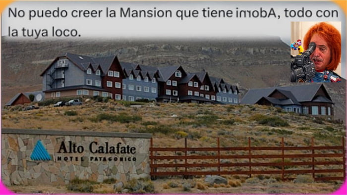 No puedo creer la Mansion que tiene imobA, todo con la tuya loco. Alto Calafate HOTEL PATAGONICO
