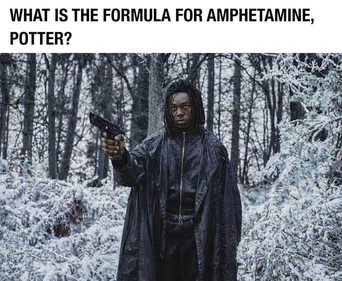 WHAT IS THE FORMULA FOR AMPHETAMINE, POTTER?