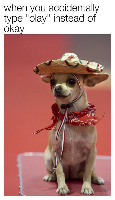 cuando accidentalmente escribes 