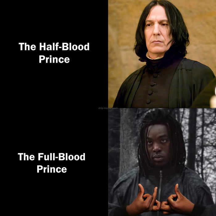 The Half-Blood Prince
The Full-Blood Prince