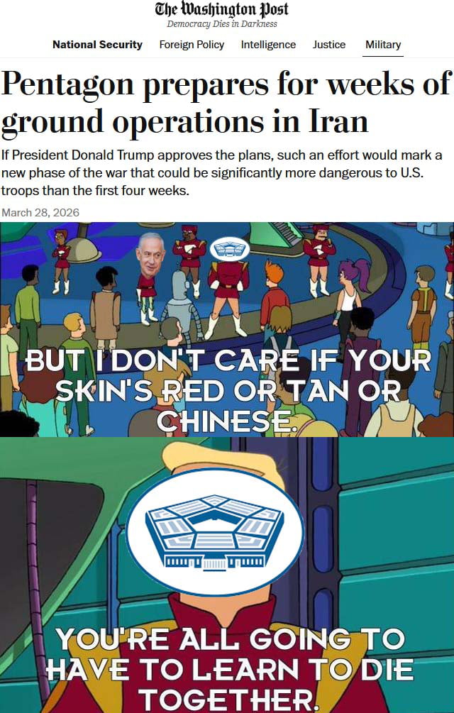 The Washington Post. Democracy Dies in Darkness. National Security, Foreign Policy, Intelligence, Justice, Military. Pentagon prepares for weeks of ground operations in Iran. If President Donald Trump approves the plans, such an effort would mark a new phase of the war that could be significantly more dangerous to U.S. troops than the first four we