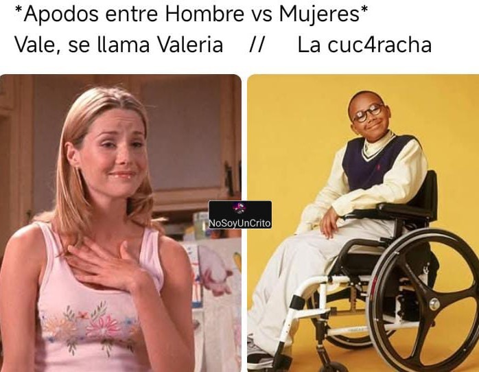 *Apodos entre Hombre vs Mujeres* Vale, se llama Valeria // La cuc4racha