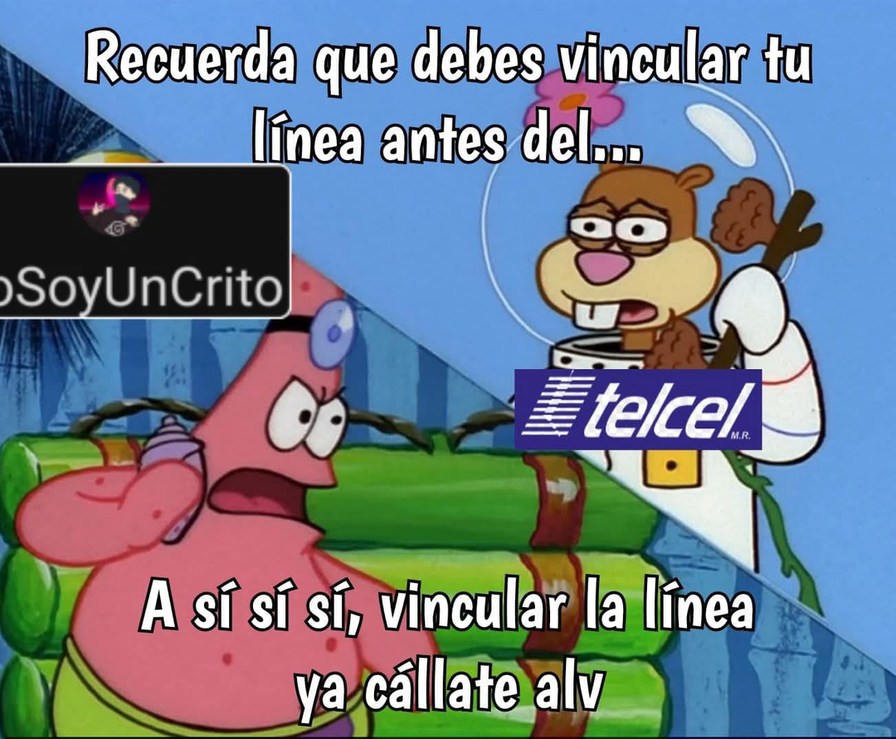 Recuerda que debes vincular tu línea antes del... Telcel. A sí sí sí, vincular la línea ya cállate alv.