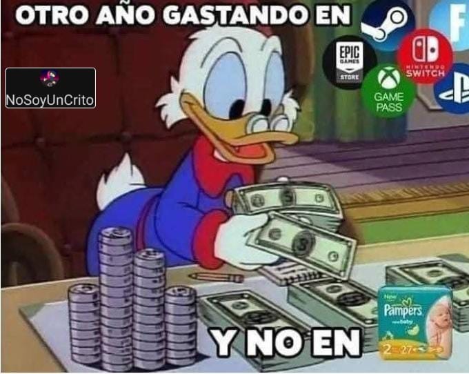 OTRO AÑO GASTANDO EN Y NO EN NoSoyUnCrito