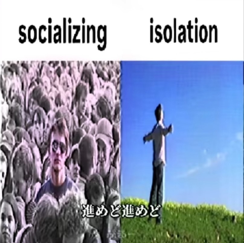 socializar, aislamiento, no importa lo lejos que vayas