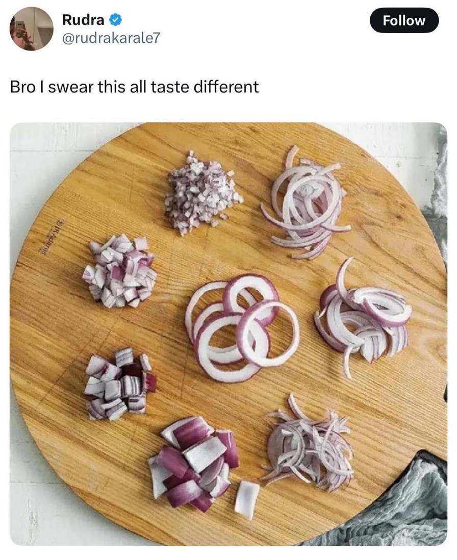 Rudra @rudrakarale7 Bro I swear this all taste different Follow