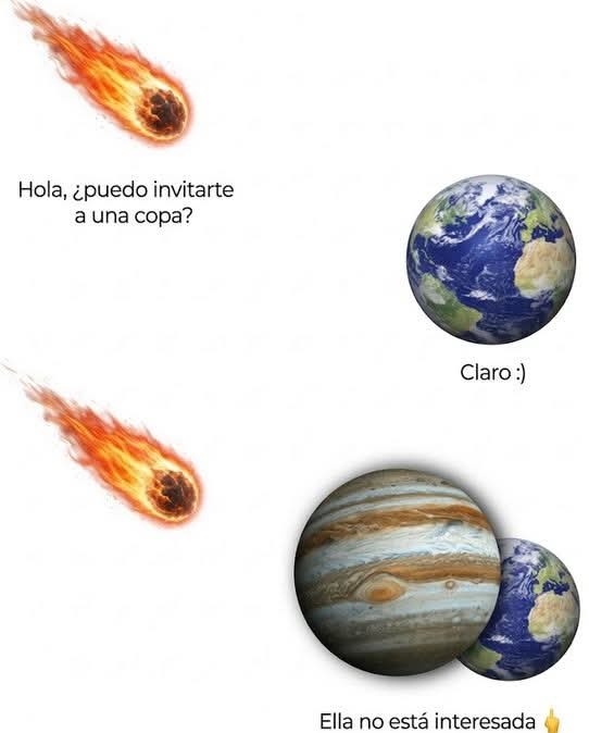 Hola, ¿puedo invitarte a una copa? Claro :) Ella no está interesada