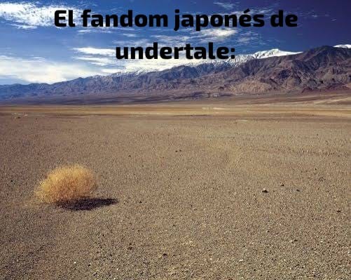 El fandom japonés de undertale: