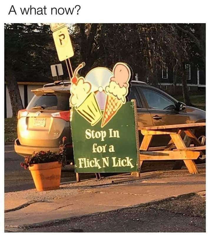 A what now? Stop In for a Flick N Lick