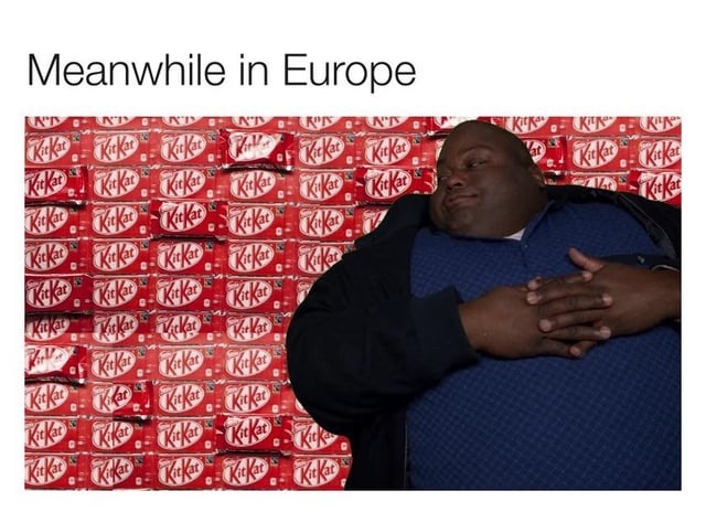 Meanwhile in Europe KitKat