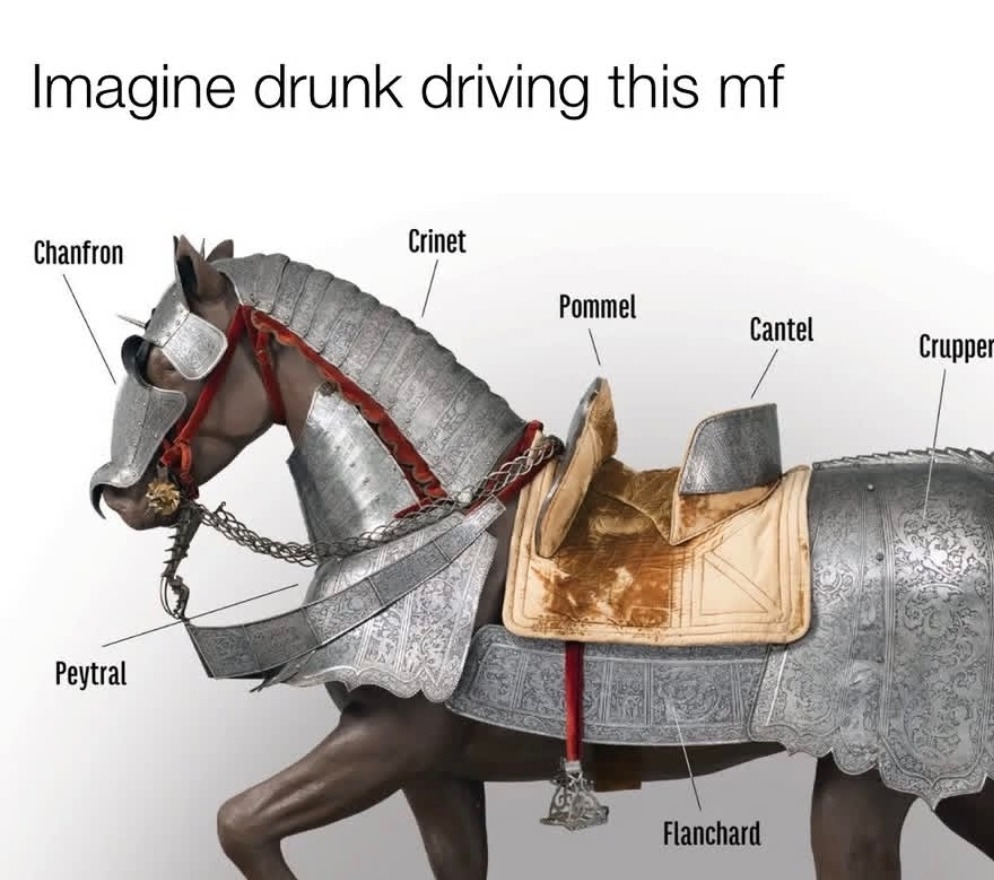 Imagine drunk driving this mf