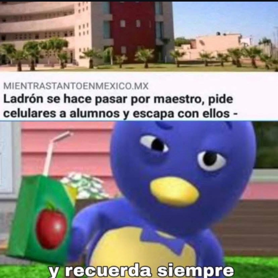 Ladrón se hace pasar por maestro, pide celulares a alumnos y escapa con ellos - y recuerda siempre