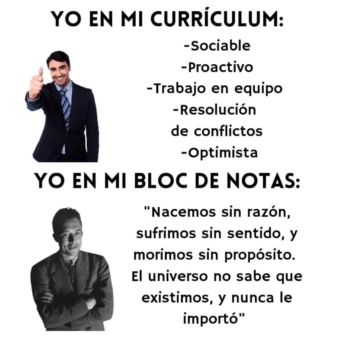 YO EN MI CURRÍCULUM: -Sociable -Proactivo -Trabajo en equipo -Resolución de conflictos -Optimista YO EN MI BLOC DE NOTAS: 