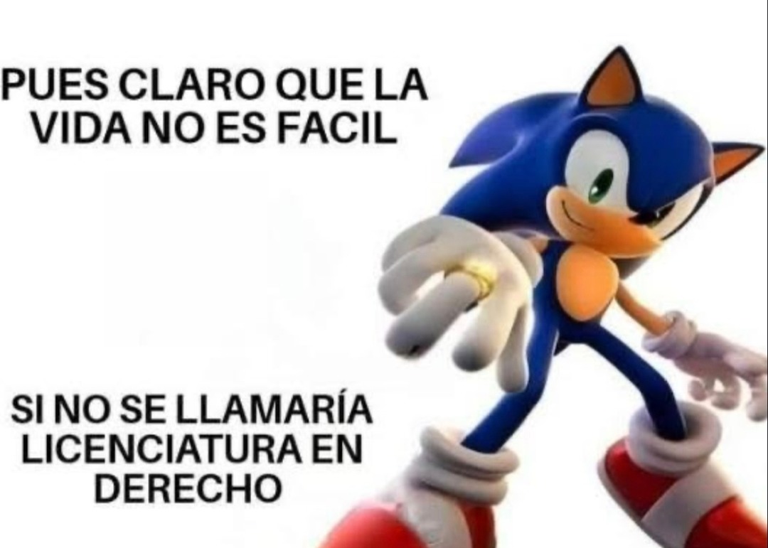 PUES CLARO QUE LA VIDA NO ES FACIL SI NO SE LLAMARÍA LICENCIATURA EN DERECHO
