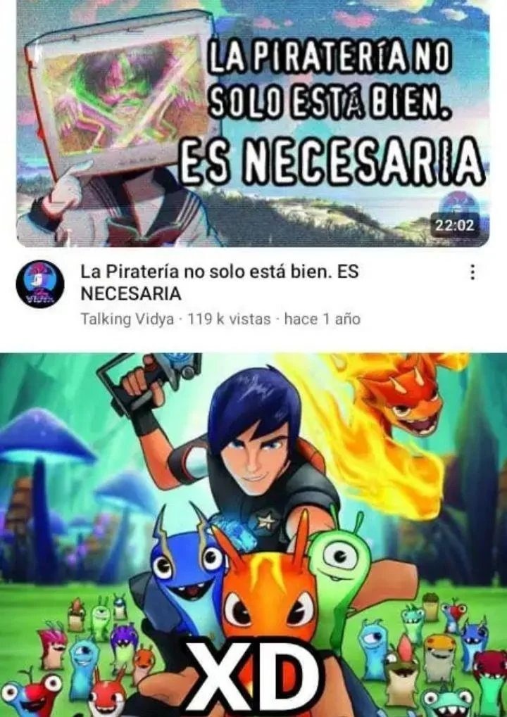 LA PIRATERÍA NO SOLO ESTÁ BIEN. ES NECESARIA XD