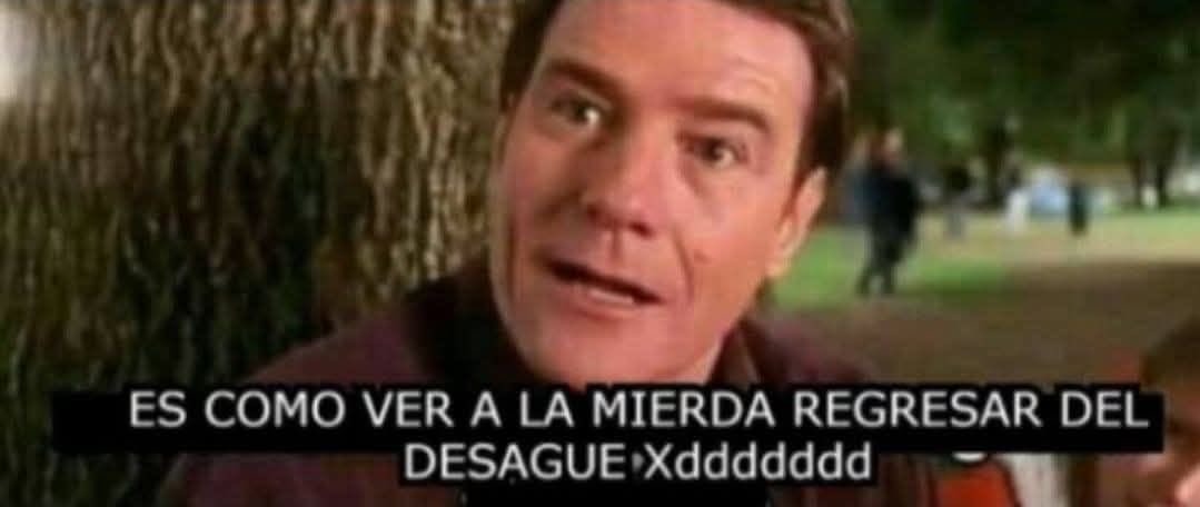 ES COMO VER A LA MIERDA REGRESAR DEL DESAGÜE Xdddddddd