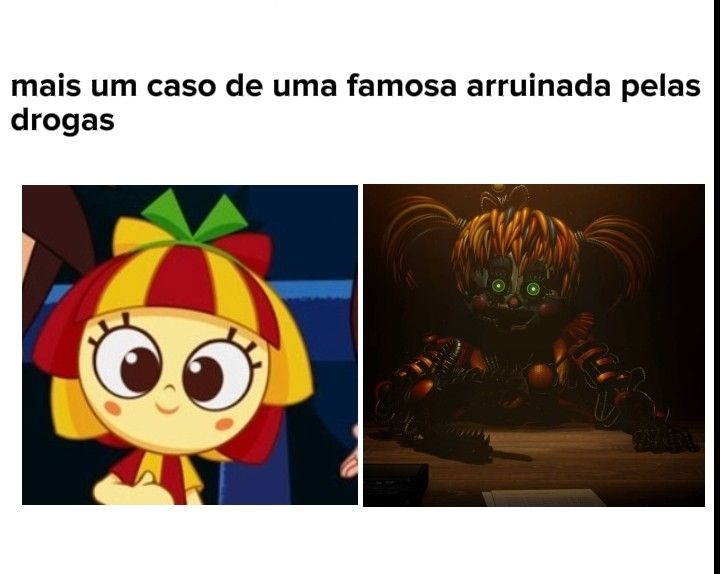 mais um caso de uma famosa arruinada pelas drogas