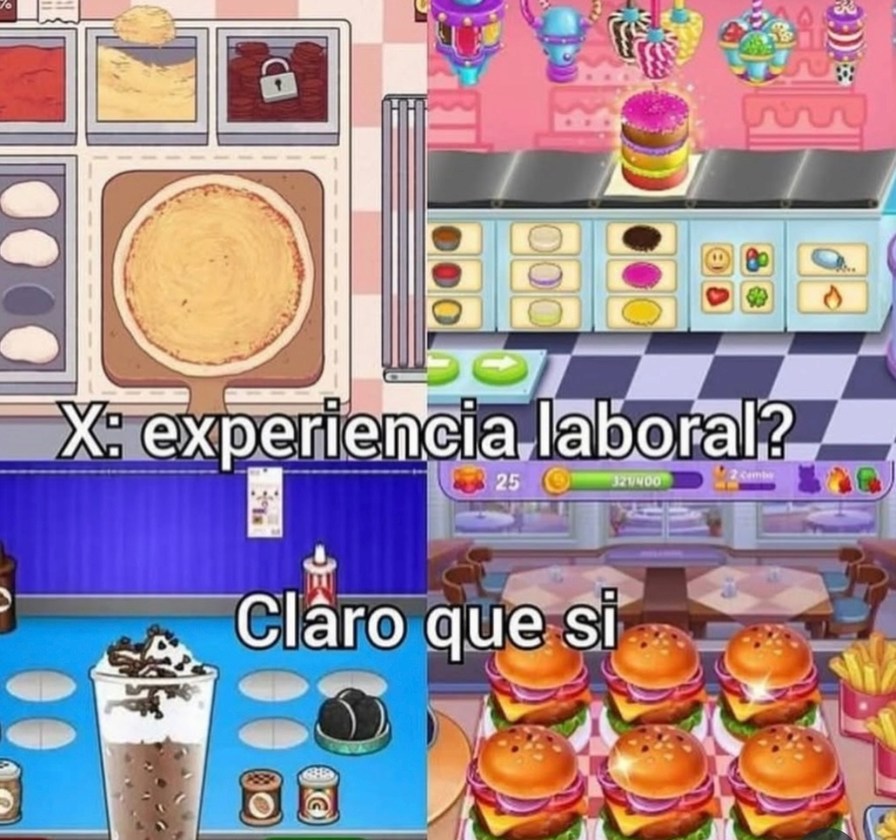 X: experiencia laboral? Claro que si