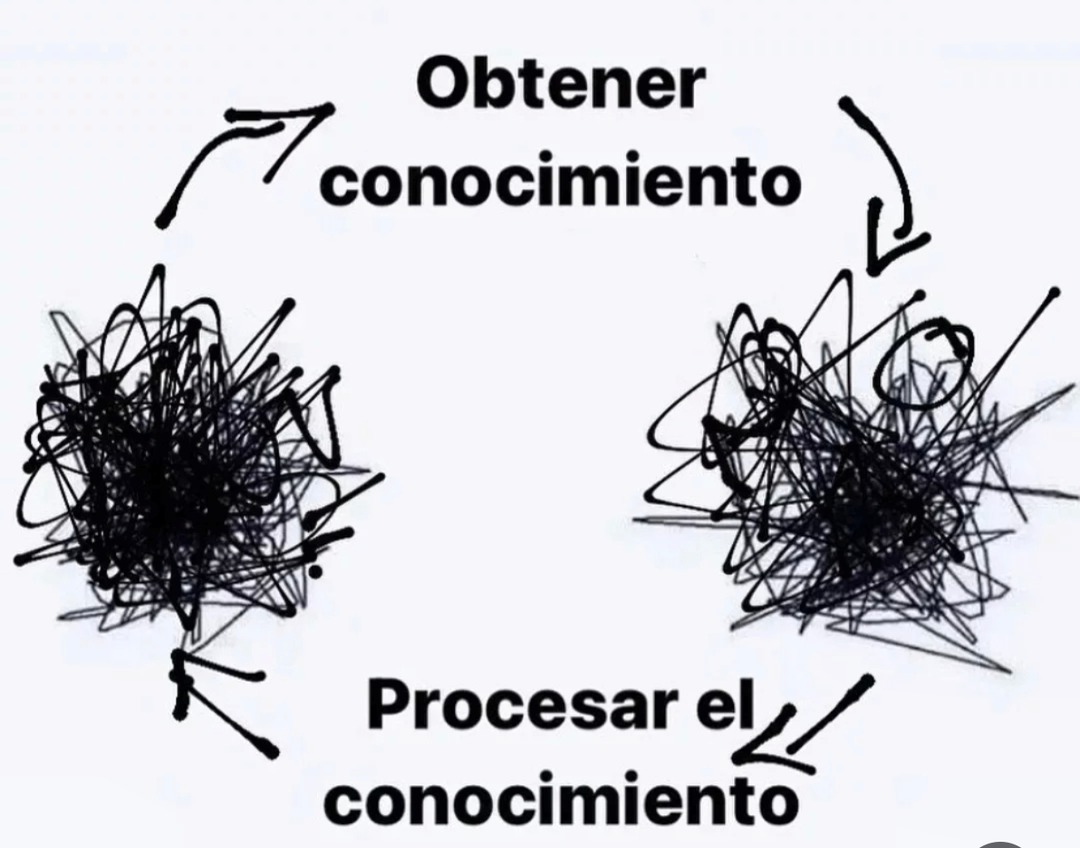 Obtener conocimiento. Procesar el conocimiento.