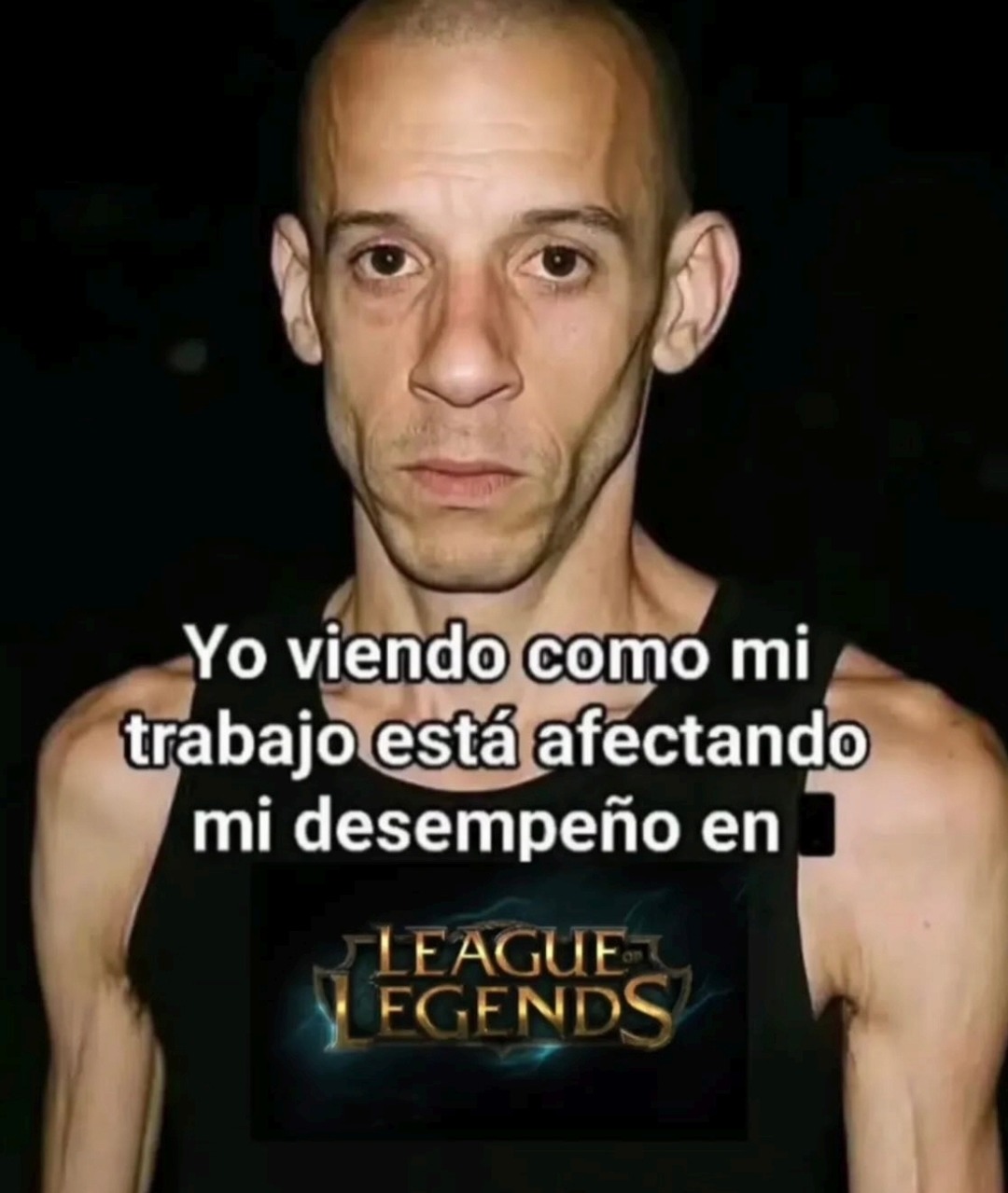 Yo viendo como mi trabajo está afectando mi desempeño en League of Legends