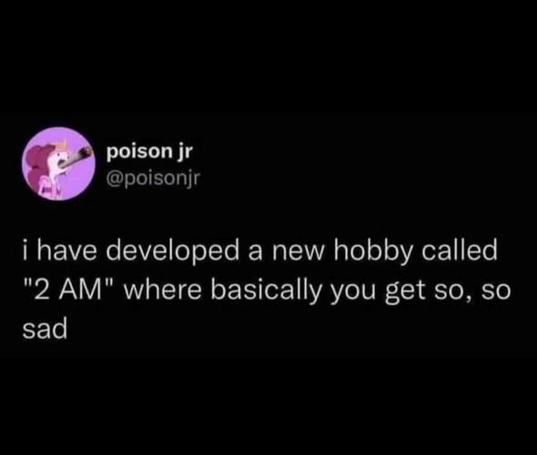 poison jr @poisonjr i have developed a new hobby called 