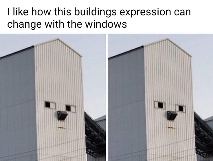 I like how this buildings expression can change with the windows